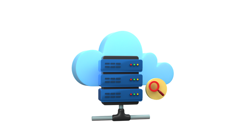 Buscar en base de datos  3D Icon