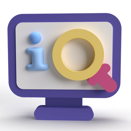 Buscar informacion  3D Icon