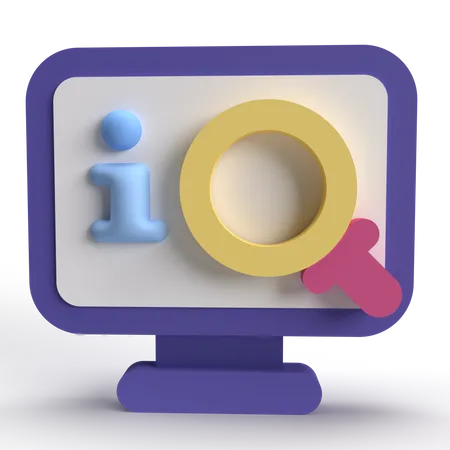 Buscar informacion  3D Icon