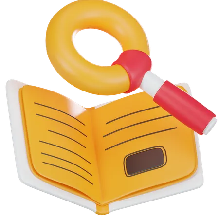 Encontrar libro  3D Icon