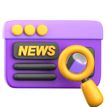 Buscar noticias  3D Icon