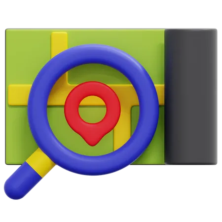 Encontrar ubicacion  3D Icon