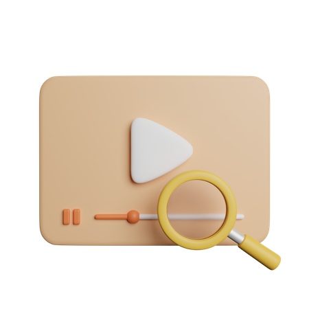 Buscar vídeo  3D Icon