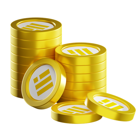 Dollar-Münzstapel  3D Icon