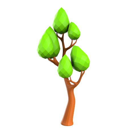 Bushy tree  3D Icon