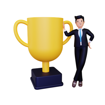 Business Achievement  3D Illustration