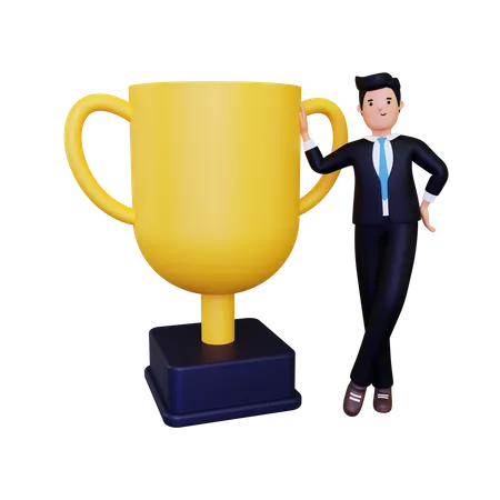 Business Achievement  3D Illustration