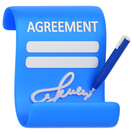 Business Agreement  3D Icon