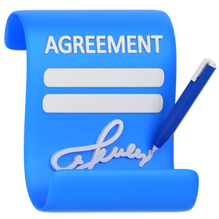 Business Agreement  3D Icon