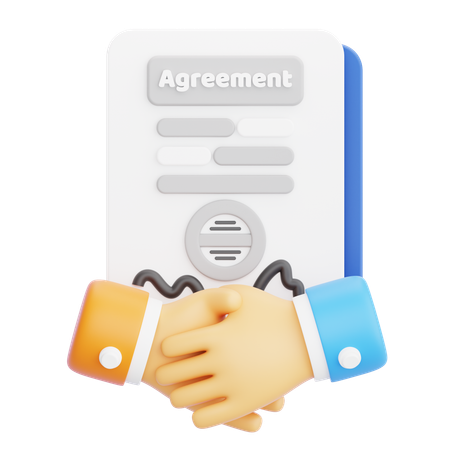 Business Agreement  3D Icon