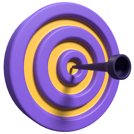 Business Aim  3D Icon