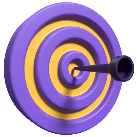 Business Aim  3D Icon