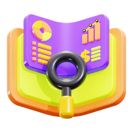 ビジネス分析  3D Icon