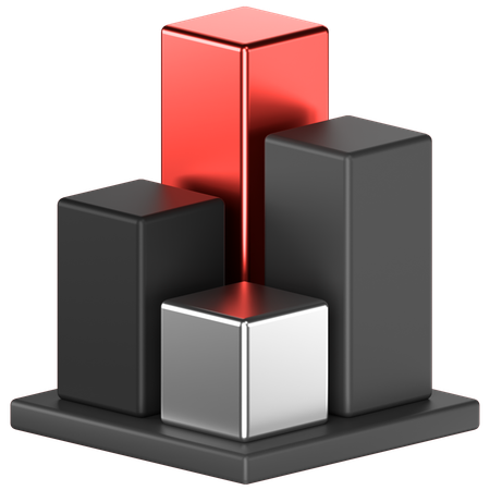 비즈니스 분석  3D Icon