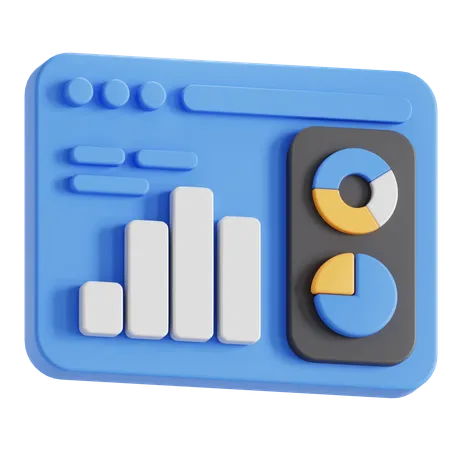 Business analysis  3D Icon