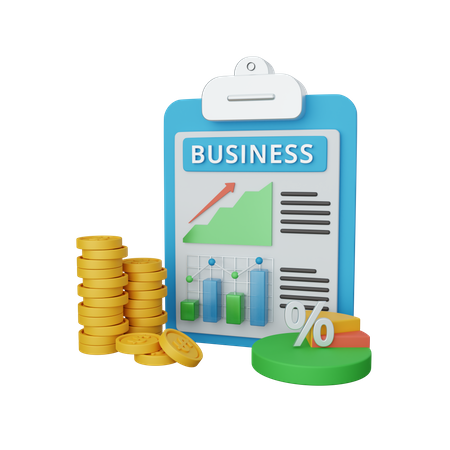 Business analysis  3D Icon