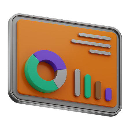Business Analysis 3D Icon