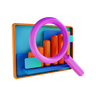 data analysis solution 3d logo
