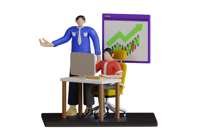 Business Analysis  3D Illustration