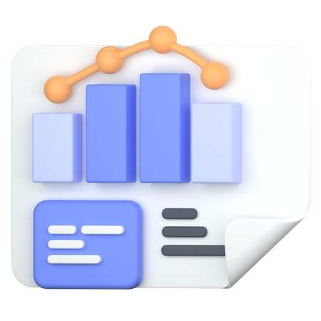 Business analysis  3D Icon