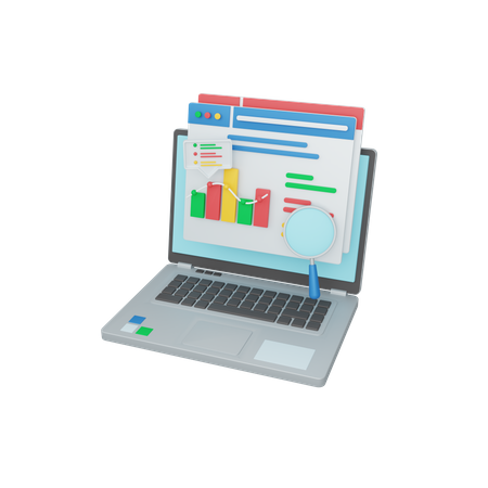 Business Analysis Data 3D Illustration