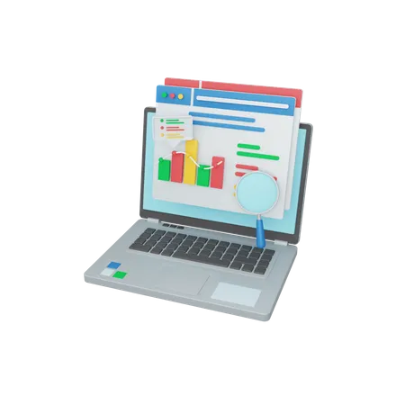 Business Analysis Data  3D Illustration