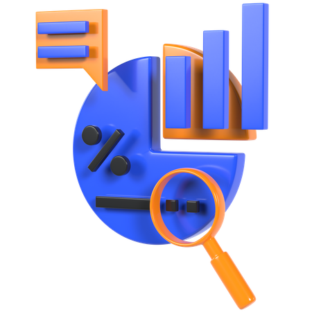 Business Analysis Data 3D Illustration