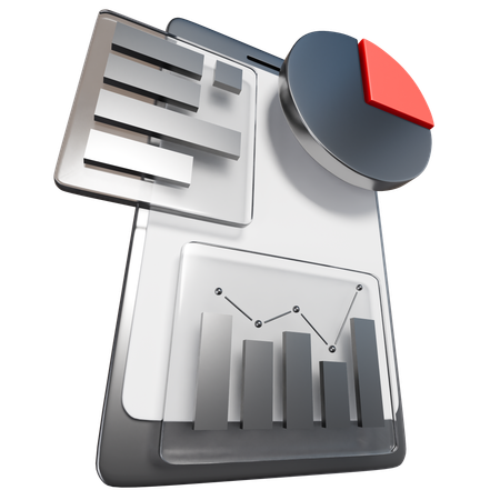 Business Analysis Report  3D Icon