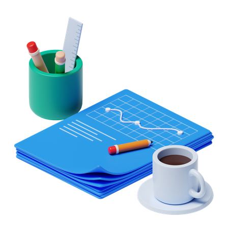 Business Analytics  3D Illustration