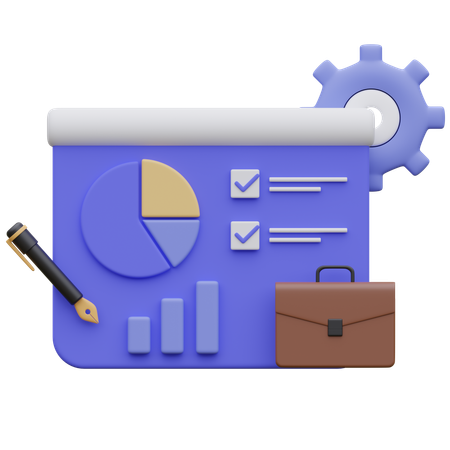 Business Analyze  3D Icon