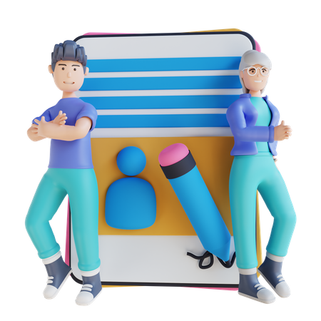 Business approval  3D Icon