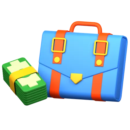Business Bag 3 D Icon Illustration 3D Icon