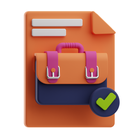 Business Bag  3D Icon