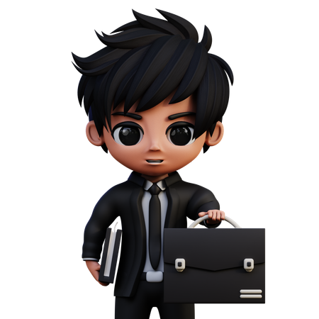 Business bag  3D Illustration