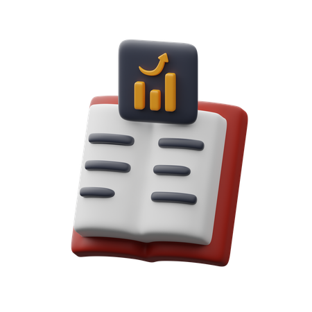 Business book  3D Icon