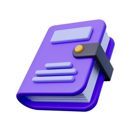 Business Book  3D Icon