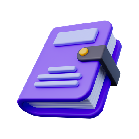 Business Book  3D Icon