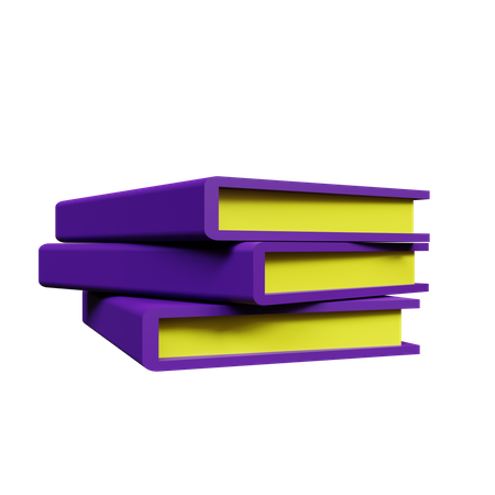 Business Books  3D Icon