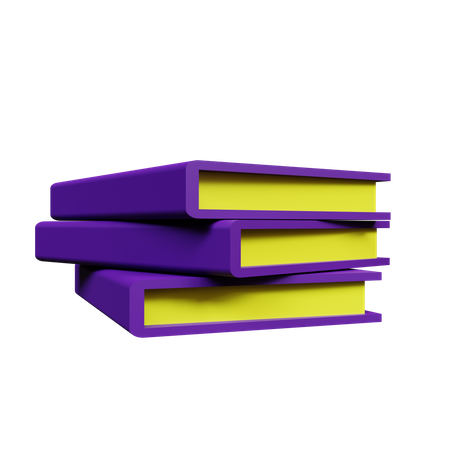 Business Books  3D Icon