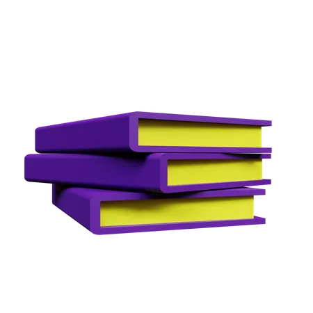 Business Books  3D Icon