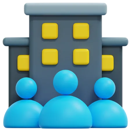 Business Building  3D Icon