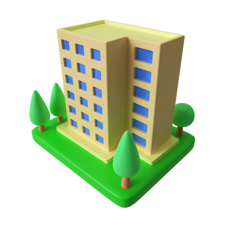 Business Building  3D Icon