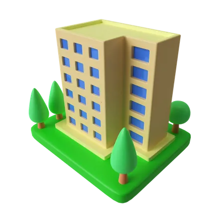 Business Building  3D Icon