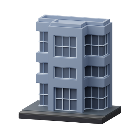 Business building  3D Icon