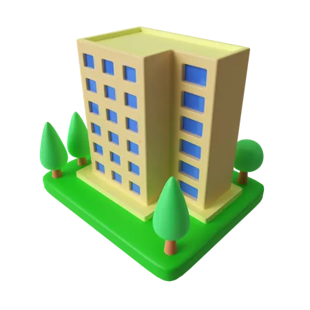 Business Building 3D Icon