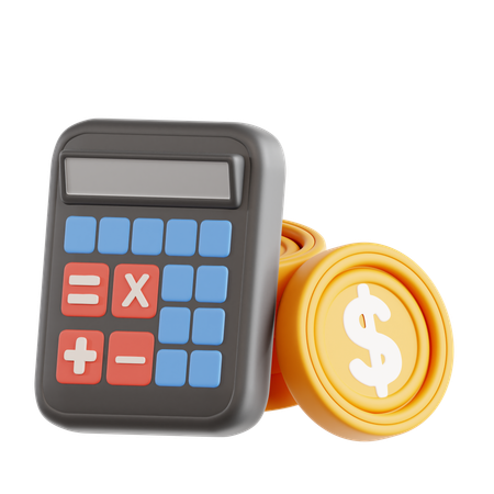 Business Calculator  3D Icon