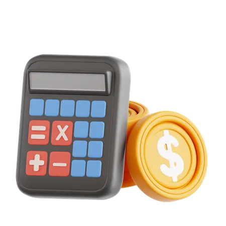 Business Calculator  3D Icon