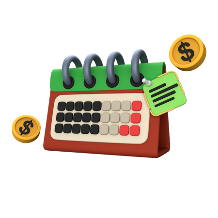 Business  Calendar  3D Icon