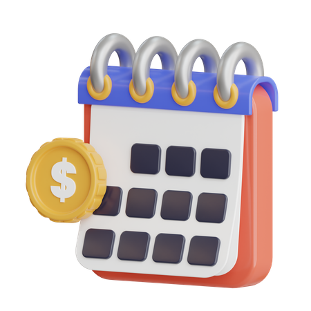 Business Calendar  3D Icon