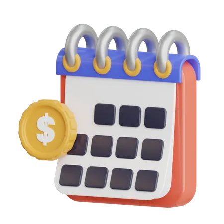 Business Calendar  3D Icon